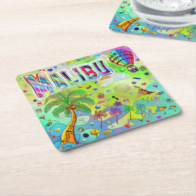 Malibu Timeless Melody Coaster (Angled)