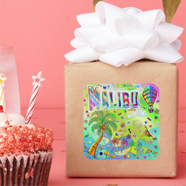Malibu Timeless Melody Sticker (Party)