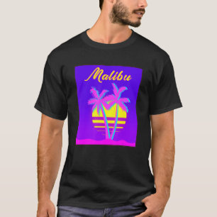 Malibu Travel Summer Vacation Beach T-Shirt