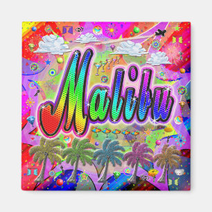 Malibu Vista Express Magnet