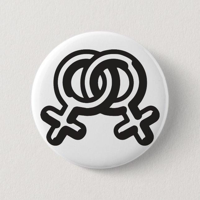 Malicia HomoWomen 2 Inch Round Button (Front)