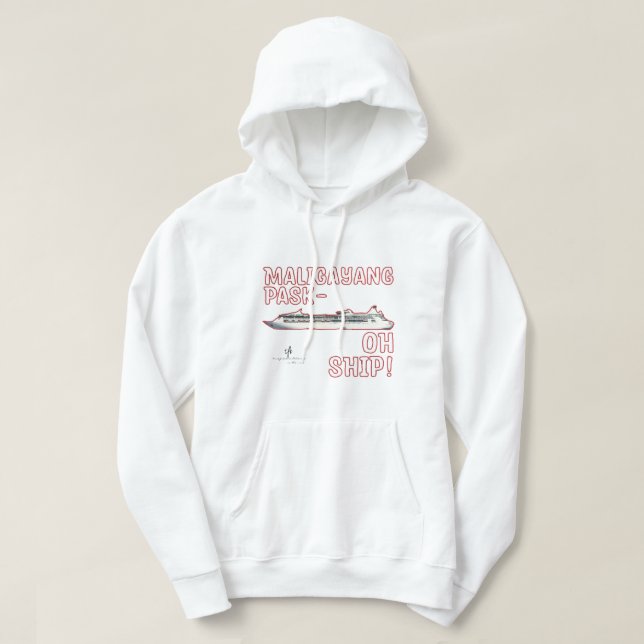 Maligayang Pask-OH SHIP! Green Christmas Cruise Ho Hoodie (Design Front)