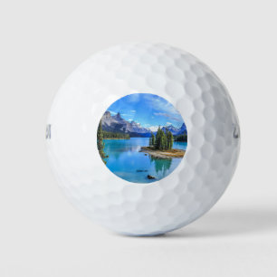 Maligne Lake, Alberta, Canada Golf Balls