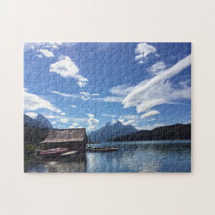 Maligne Lake Jasper Canada. Jigsaw Puzzle