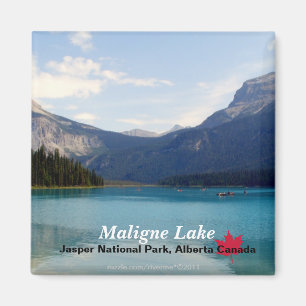 Maligne Lake/Jasper National Park, Alberta Canada Magnet