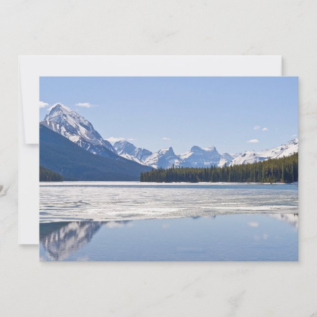 Maligne Lake - Jasper National Park, Canada Invitation (Front)