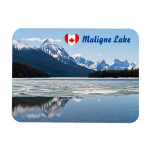 Maligne Lake - Jasper national park, Canada Magnet