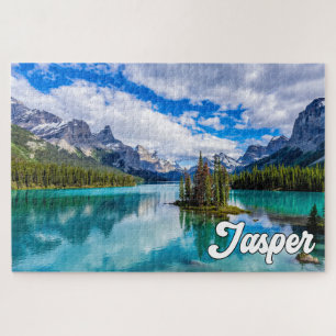 Maligne Lake, Jasper National Park Jigsaw Puzzle