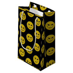 Malin étrange Smiely Face sac cadeau