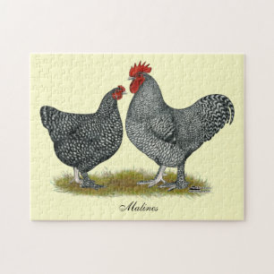 Maline Chickens Jigsaw Puzzle