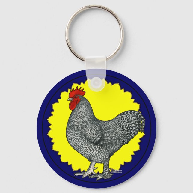 Maline Rooster Keychain (Front)