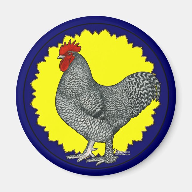 Maline Rooster Magnet (Front)