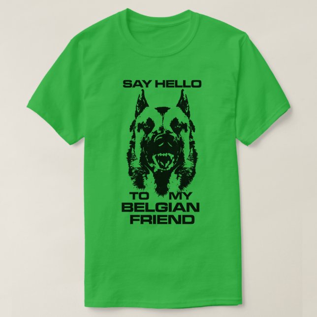 Malinois Belgian shepherd Mechelaar  (1) T-Shirt (Design Front)