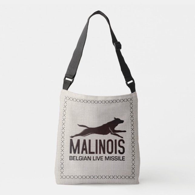 Malinois - Belgian shepherd -Mechelaar -Maligator Crossbody Bag (Front)