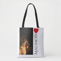 Malinois Breed Tote Bag