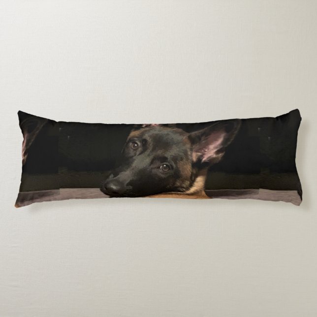 Malinois Dog Body Pillow (Front)
