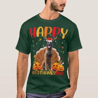 Malinois Dog Lover Funny Happy Malinois HelloThank T-Shirt