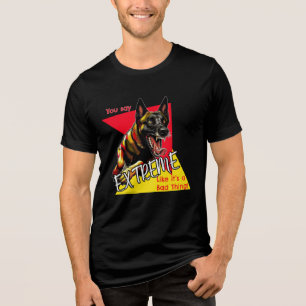 Malinois Extreme Bad t-shirt Tri-Blend Shirt