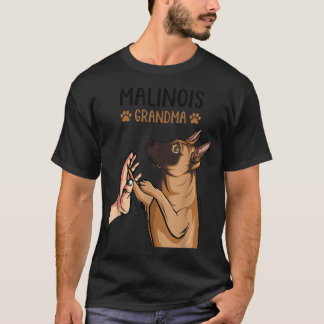 Malinois Grandma Belgian Shepherd Dog Lover Owner T-Shirt