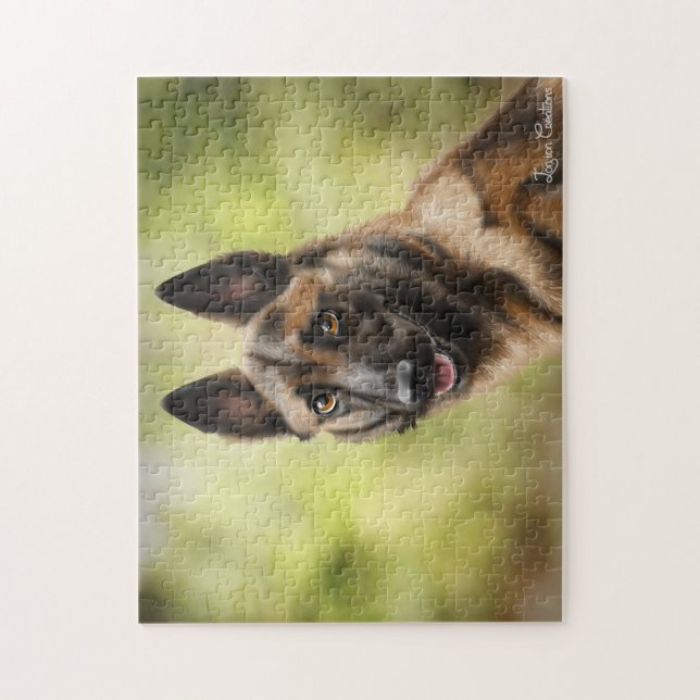 Malinois puzzle (Vertical)