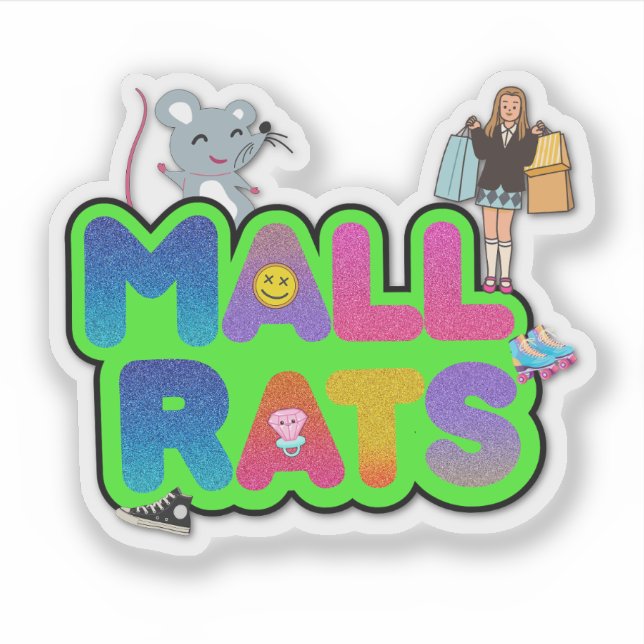 Mall Ratz Logo Sticker (Front)