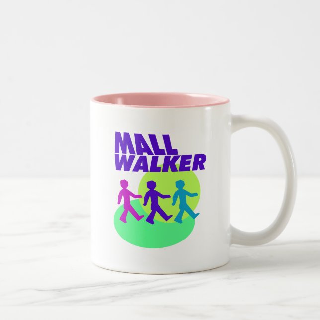 Mall Walker Two-Tone Coffee Mug (Right)
