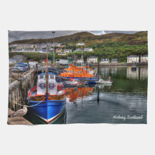 Mallaig, Scotland Kitchen tea towel
