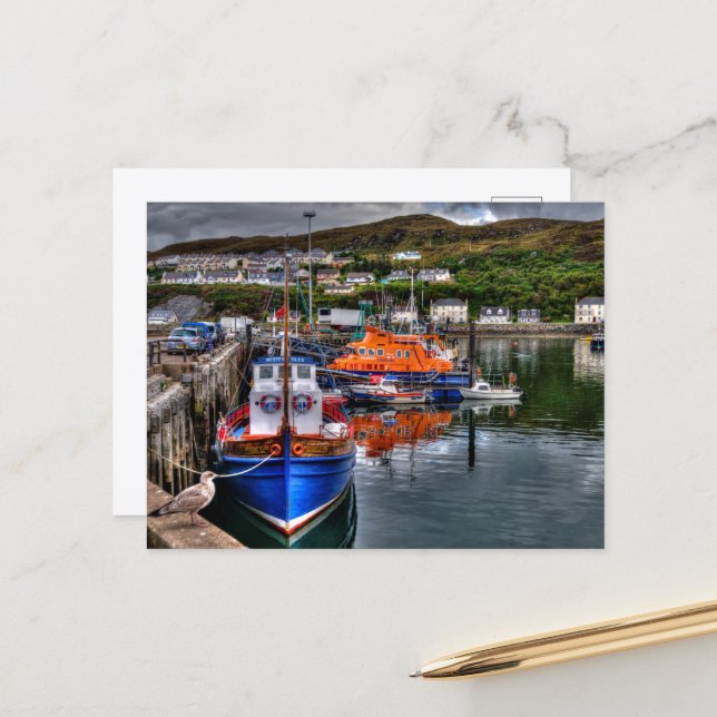 Mallaig, Scotland Postcard (Front/Back In Situ)