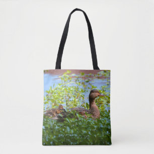 Mallard and Ducklings by Shirley Taylor Tote Bag