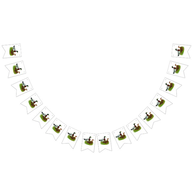 Mallard Drake and Duck Bunting Flags (All)