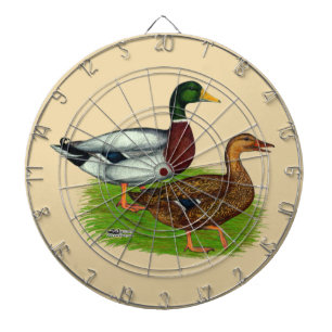 Mallard Drake and Duck Dartboard