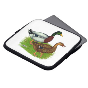 Mallard Drake and Duck Laptop Sleeve