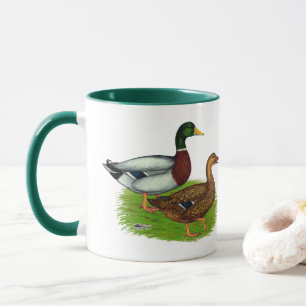 Mallard Drake and Duck Mug