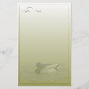 Mallard Drake Custom Stationery