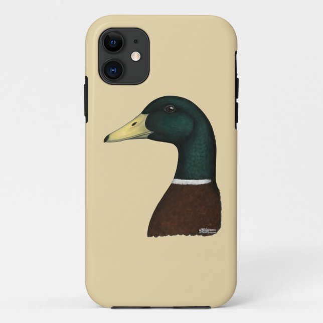 Mallard Drake Head Case-Mate iPhone Case (Back)