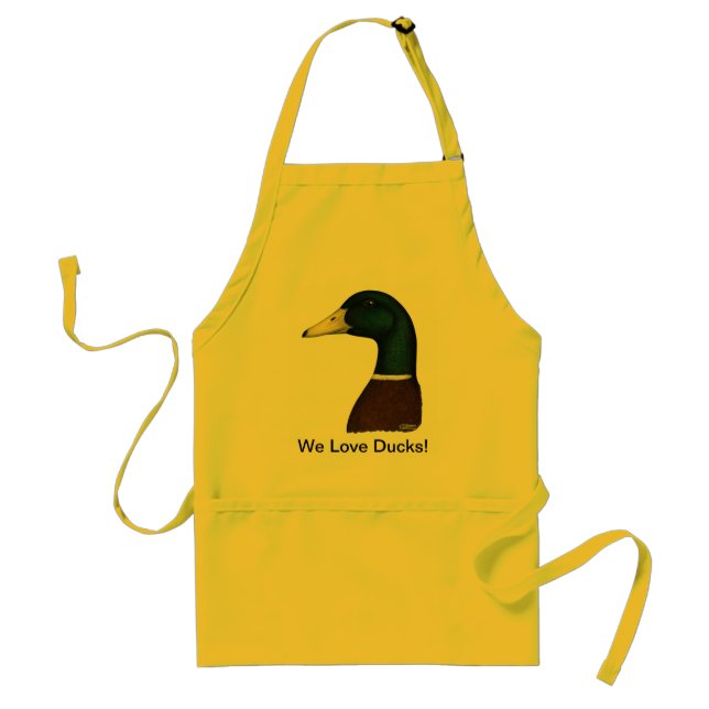 Mallard Drake Head Standard Apron (Front)