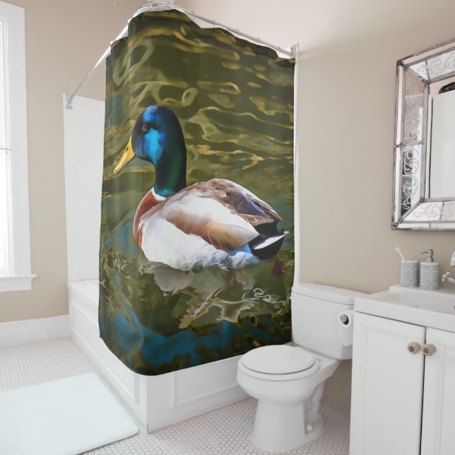 Mallard Duck Artistic Portrait (In Situ)
