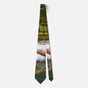 Mallard Duck Artistic Portrait Tie