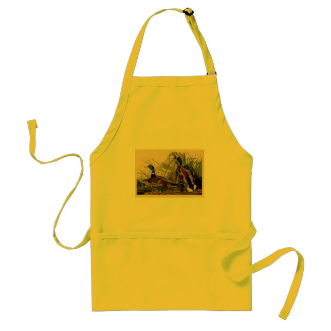 Mallard Duck Audubon Bird Painting Standard Apron (Front)