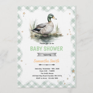 Mallard Duck Baby Shower Invitation