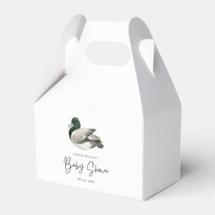 Mallard Duck Baby Shower Party Gender Neutral Baby Favor Box