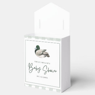 Mallard Duck Baby Shower Party Gender Neutral Baby Favor Box