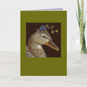 Mallard duck card