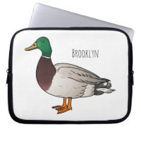 Mallard duck cartoon illustration