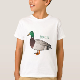 Mallard duck cartoon illustration  T-Shirt