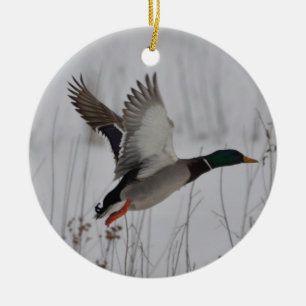 Mallard Duck Ceramic Ornament