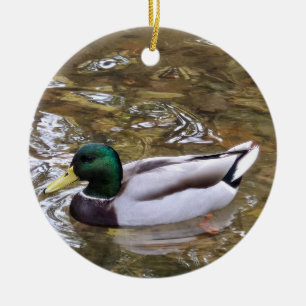 Mallard Duck Ceramic Ornament