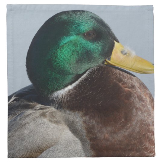 Mallard Duck Drake cloth napkins