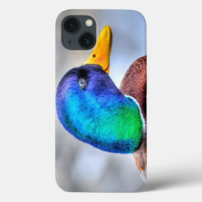 Mallard Duck Drake Wildlife Portrait Case-Mate iPhone Case (Back)