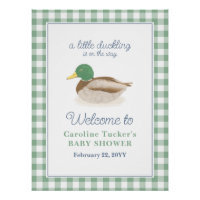 Mallard Duck Duckling Country Hunting Baby Shower